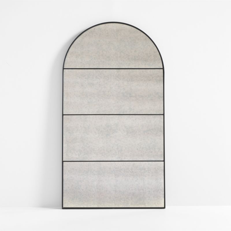 Black Antiqued Floor Mirror 44'x80'