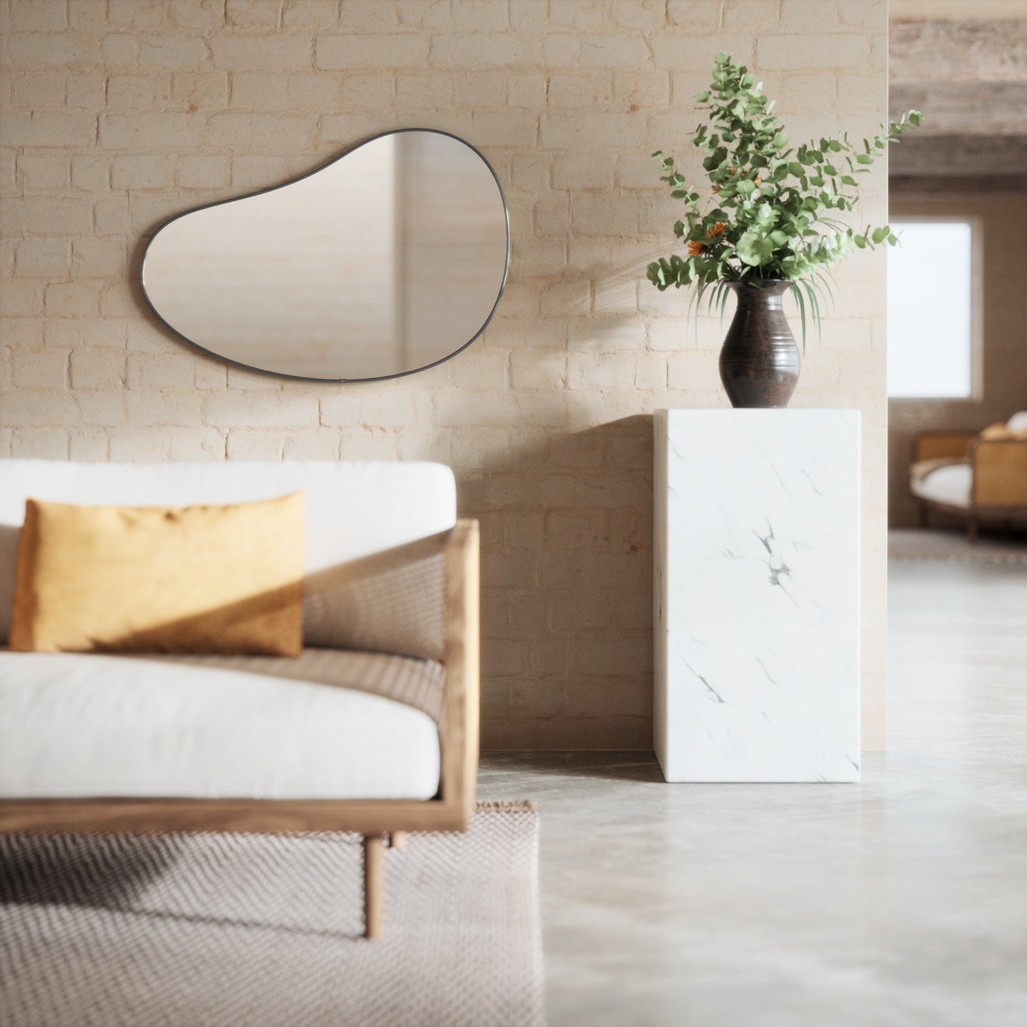 Pebble Wall Mirror